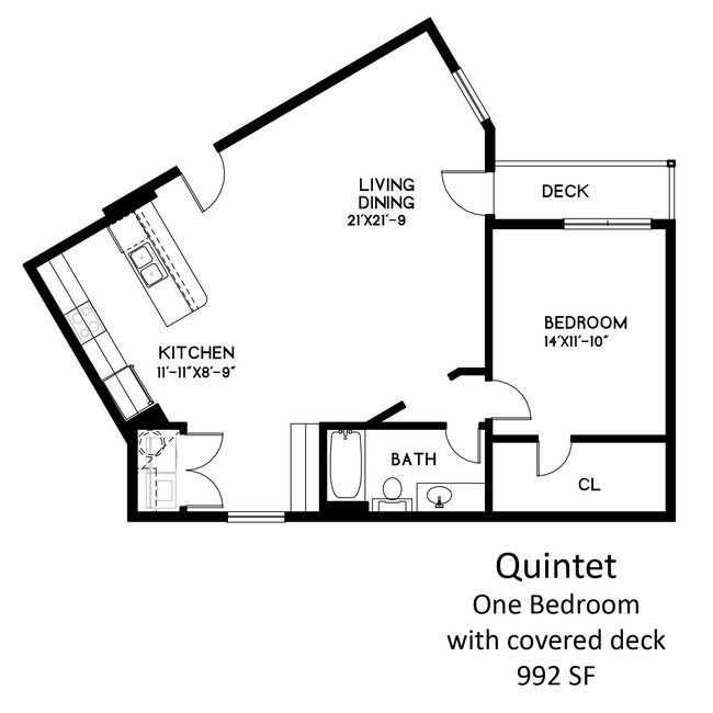 Unit 3A-1222 3A-1222 floor plan
